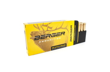 Image of Berger Classic Hunter .300 Winchester Magnum 185 grain Classic Hunter Brass Cased Centerfire Rifle Ammo, 20 Rounds, 70020