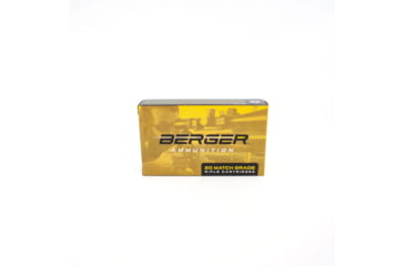 Image of Berger Fullbore Target .308 Winchester 155.5 grain Fullbore Target Brass Cased Centerfire Rifle Ammo, 20 Rounds, 60030