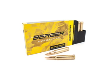 Image of Berger Hybrid Tactical .300 Winchester Magnum 230 grain Hybrid Tactical Open Tip Match Brass Cased Centerfire Rifle Ammo, 20 Rounds, 70090
