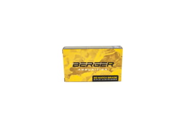 Image of Berger Juggernaut Tactical .308 Winchester 185 grain Juggernaut Tactical Open Tip Match Brass Cased Centerfire Rifle Ammo, 20 Rounds, 60050