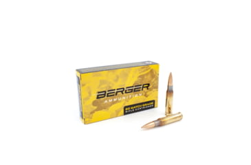 Image of Berger Juggernaut Tactical .308 Winchester 185 grain Juggernaut Tactical Open Tip Match Brass Cased Centerfire Rifle Ammo, 20 Rounds, 60050