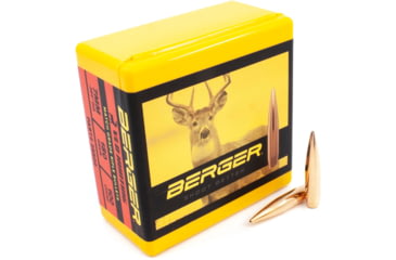 Image of Berger VLD Hunting .284 Caliber 180 Grain Secant Very Low Drag Reloading Rifle Bullets, 100 Bullet, 28502