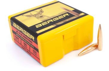 Image of Berger VLD Hunting .284 Caliber 180 Grain Secant Very Low Drag Reloading Rifle Bullets, 100 Bullet, 28502