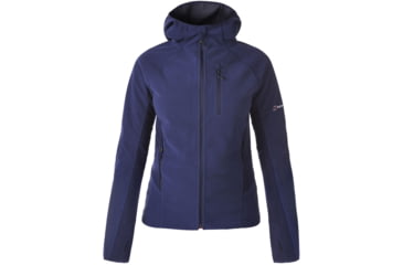 Image of Berghaus Ben OSS WindP HD Fleece Jacekt - Women's Medium - Dark Blue/Evening Blue