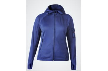 Image of Berghaus Pravitale Hooded Fleece Jacket - Women's Medium - Blue/Dark Blue