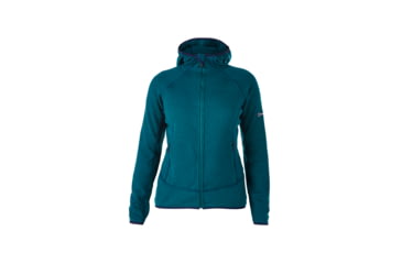 Image of Berghaus Tyndrum Stripe Fleece Jacket Women's Medium - Dark Blue/Green