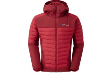 Image of Berghaus Ulvetanna Hybrid Down Jacket 2.0 - Women's-Red Dahlia/Haute Red-Medium