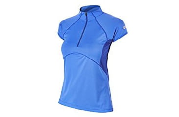 Image of Berghaus Vapour II SS Base Zip Tee - Women's -Dark Blue-Medium
