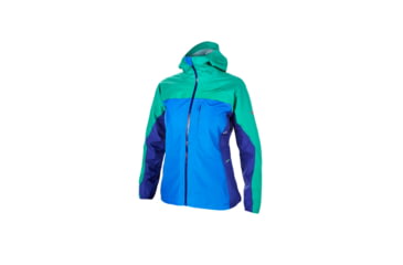 Image of Berghaus Vapour Storm Jacket - Women's-Parakeet Green/Race Blue-Small