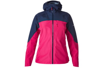 Image of Berghaus Vapour Storm Jacket - Womens-Dark Cerise/Evening Blue-Small