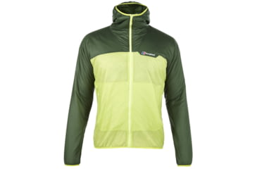 Image of Berghaus Vapourlight Hydroloft Hoody - Men's -Bright Lime/Forest-Small