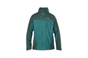 Image of Berghaus Vorlich Shell Hooded Jacket - Men's Large - Green/Dark Green