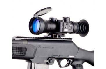 Image of Bering Optics D-730UW 3.7x53 B and W Elite NV Sight, White Phosphor Gen 3+ Unfilmed, Image Intesifier Tube W/72 Resolution, HD Optics, Black, BE73730HDUW