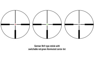 Image of Bering Optics Hunting Series 6-24x50 Telescopic Rifle Scope, Black, BE55450