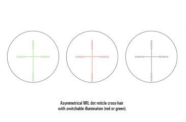 Image of Bering Optics MIL-Dot Illuminated Reticle