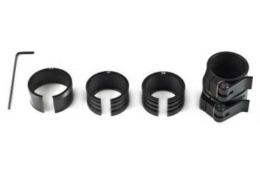 Image of Bering Optics Night Probe Clip-On Adaptor w/ 4 Fitting Rings, Black, Fits 32-40mm Lenses BE80401