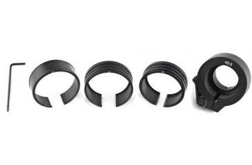 Image of Bering Optics Night Probe Clip-On Adaptor w/ 4 Fitting Rings, Black, Fits 42-58mm Lenses BE80400