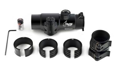 Image of Bering Optics Night Probe Mini Gen 2+ Clip-on Night Vision Attachment, w/ Clip-on for 24-40mm Lenses, Black BE26141