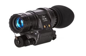 Image of Bering Optics PVS-14BE Elite Night Vision Monocular Kit, MIL SPEC White Phosphor, Gen 3+, Unfilmed w/Manual Gain, Black BE73140MGUW