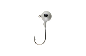 Image of Berkley Essentials Round Ball Jigs, Hook Size 3/0, Tackle Size 1/2oz / 14g, White, BRBJ12-WH