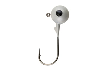 Image of Berkley Essentials Round Ball Jigs, Hook Size 4/0, Tackle Size 3/4oz / 21g, White, BRBJ34-WH