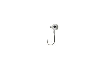 Image of Berkley Essentials Round Ball Jigs, Hook Size 4, Tackle Size 1/16 oz / 1.8g, White, BRBJ116-WH