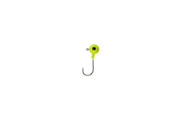 Image of Berkley Essentials Round Ball Jigs, Hook Size 6, Tackle Size 1/32oz / 0.9g, Chartreuse, BRBJ132-CH