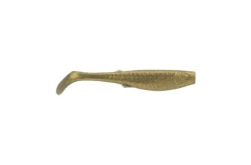 Image of Berkley Gulp! Saltwater Paddleshad Soft Bait Lures, 3in, 5 Pack, Fools Gold, 1573118