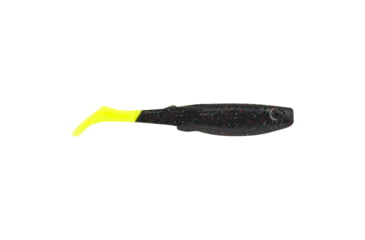 Image of Berkley Gulp! Saltwater Paddleshad Soft Bait Lures, 3in, 5 Pack, Morning Glory/Chartreuse, 1520432