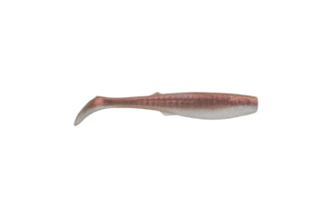 Image of Berkley Gulp! Saltwater Paddleshad Soft Bait Lures, 4in, 4 Pack, Red Chrome, 1573125