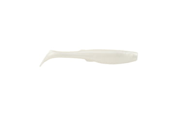 Image of Berkley Gulp! Saltwater Paddleshad Soft Bait Lures, 6in, 3 Pack, Pearl White, 1520476