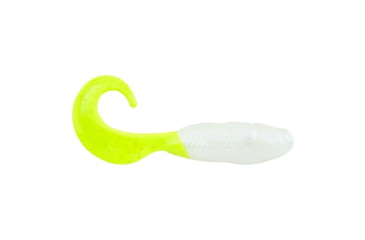 Image of Berkley Gulp! Saltwater Swimming Mullet Soft Bait, 4in, 10 Pack, Pearl White/Chartreuse, 1519934
