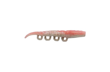 Image of Berkley Gulp! Saltwater Turbo Shrimp Soft Bait, 4in, 4 Pack, Flamingo Chrome, 1637584