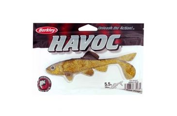 Image of Berkley Havoc Sick Fish Bait, 5.5in., Gold Nugget 178387