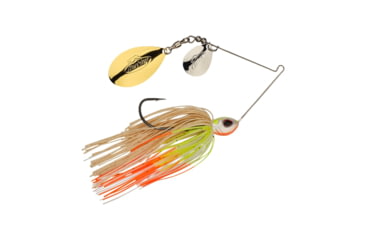 Image of Berkley Power Blade Standard Colorado/Indiana Spinnerbait, 3/8oz, Coleslaw/Silver + Gold, 1570525