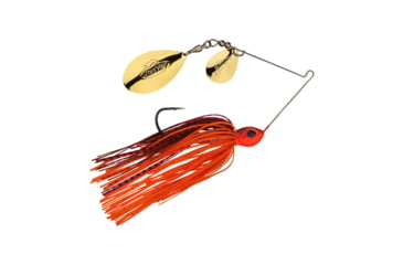 Image of Berkley Power Blade Standard Colorado/Indiana Spinnerbait, 3/8oz, Fire Craw/Gold + Gold, 1570530