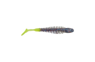 Image of Berkley PowerBait Bonefish Soft Bait, 2.5in, 10 Pack, Firecracker/Chartreuse, 1571429