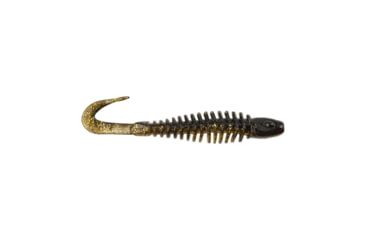 Image of Berkley PowerBait Curly Bones Soft Bait, 3in, 10 Pack, Midnight Shine, 1571457