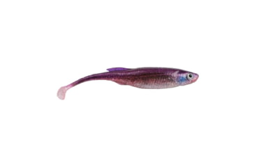 Image of Berkley PowerBait Drip Swimmer Soft Bait, 4in, 5 Pack, HD Purple Shiner, 1624217