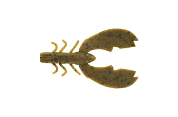 Image of Berkley PowerBait MaxScent Chigger Craw Soft Bait, 3in, 8 Pack, Green Pumpkin, 1520650