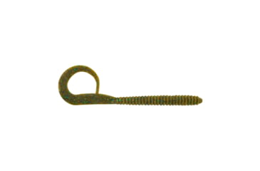 Image of Berkley PowerBait MaxScent Kingtail Soft Bait, 8in, 6 Pack, Green Pumpkin Candy, 1436781