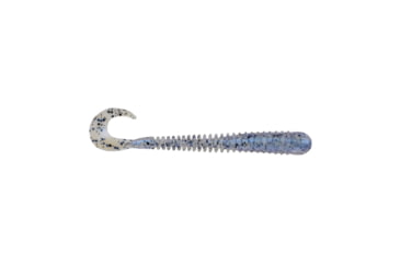 Image of Berkley PowerBait Rib Worm Soft Bait Lures, 4in, 10 Pack, Oyster Shell, 1593185