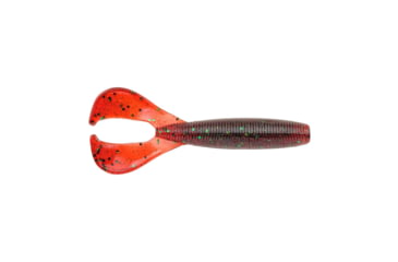 Image of Berkley PowerBait The Boss Grub Soft Bait, 4in, 8 Pack, Redbug, 1546046