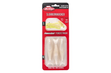 Image of Berkley Slobberknocker And PowerStinger Kit, 1/2oz, 7 Pack, White Chartreuse, 1613898