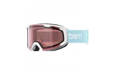 Image of Bern Brewster Goggles - Unisex - Kids, Frame-White, Lens-Pink, One Size GK01WBLRO