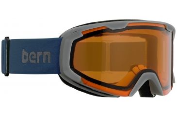 Image of Bern Brewster X-Small Frame Goggles-Navy / Gray-Orange-X-Small