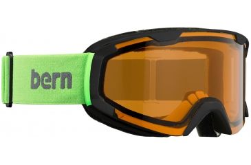 Image of Bern Brewster X-Small Frame Goggles-Neon Green-Orange-X-Small