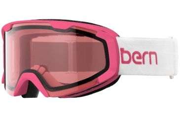 Image of Bern Brewster X-Small Frame Goggles-White/Pink-Rose-X-Small