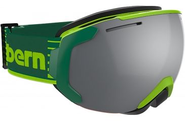 Image of Bern Jackson Goggles - Men's-Green Retro-Grey Light Mirror