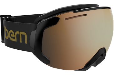 Image of Bern Juno Goggles - Women's-Black-Gold Light Mirror